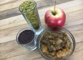 chutney with apple and fennel
