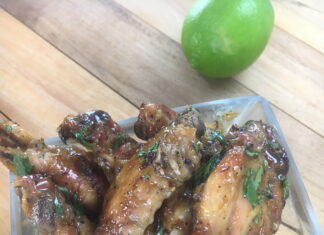 ginger and lime chicken wings